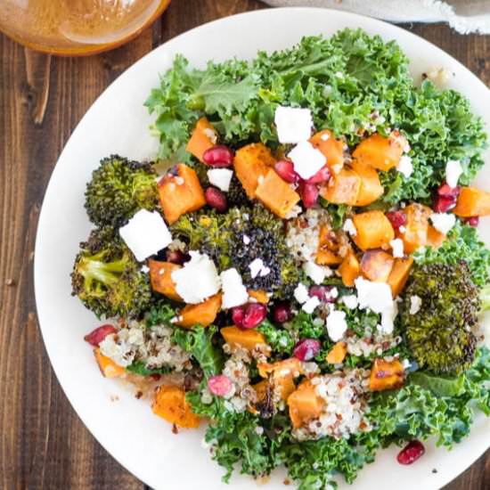 Roasted Winter Veggie Quinoa Salad