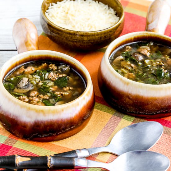 Ground Turkey Soup Mushrooms