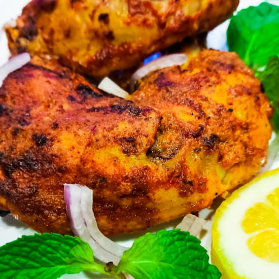 Tandoori Chicken in oven