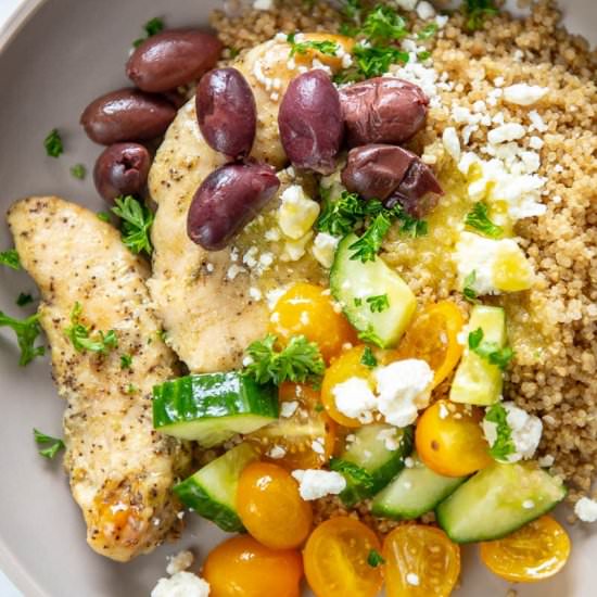 Greek Chicken Bowls