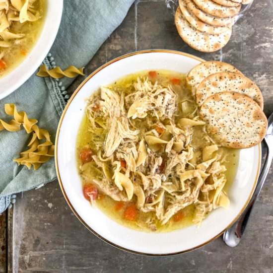 Instant Pot Chicken Noodle Soup