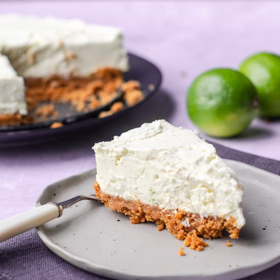 No Bake Lime & Ginger Cheesecake