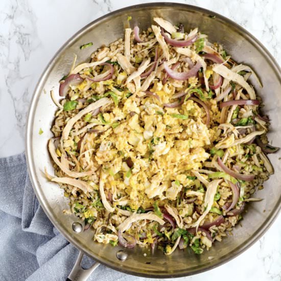 Brussels Sprouts Fried Rice
