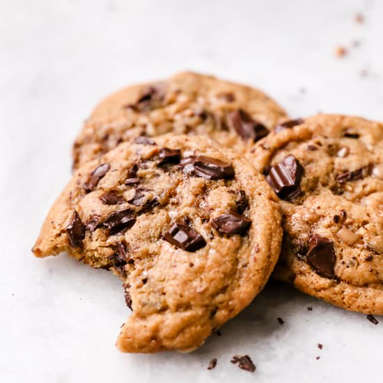 Chocolate Chunk Toffee Cookies