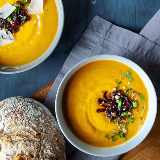 Sweet Potato & Leek Soup