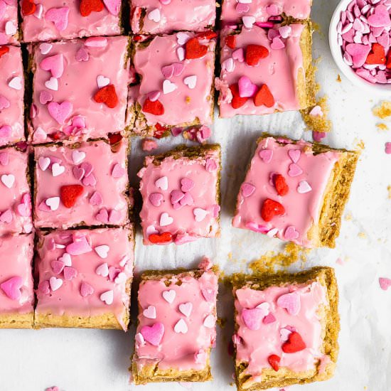 Valentine’s Sugar Cookie Bars