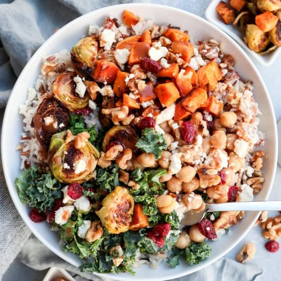warm harvest grain bowl