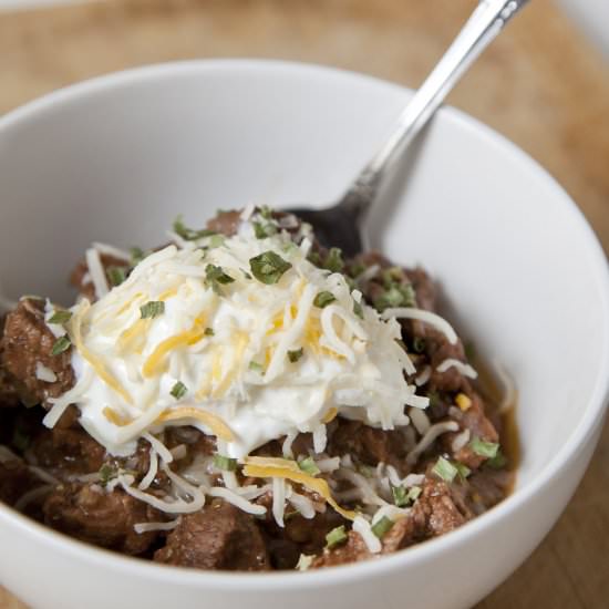 Slow Cooker Colorado Chili