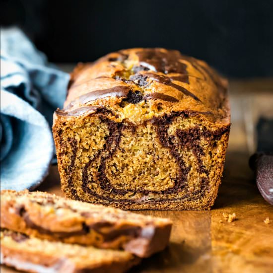 Marbled Banana Bread
