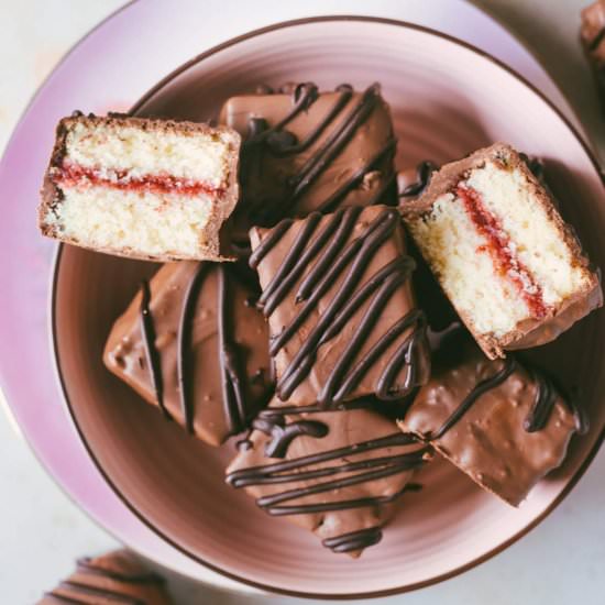 Strawberry Chocolate Petit Fours