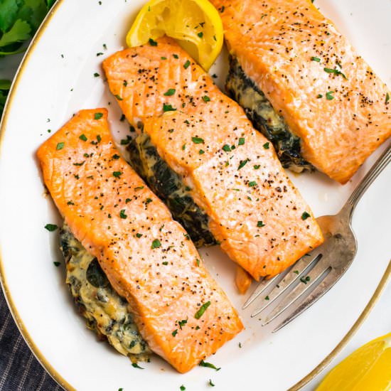 Stuffed Salmon