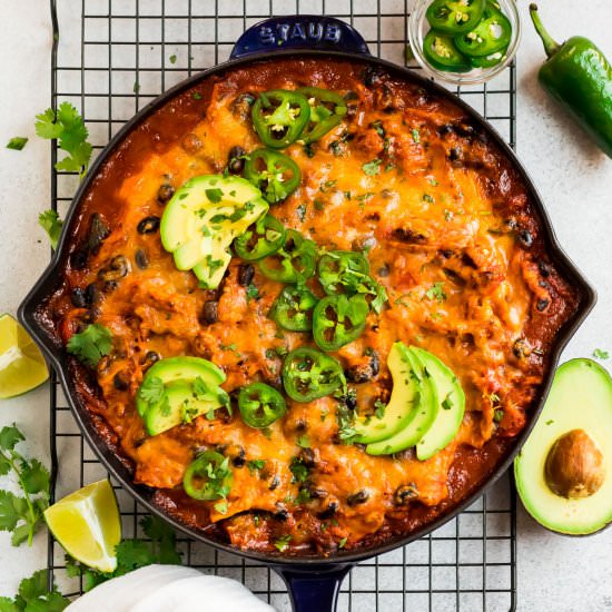 Chicken Enchilada Skillet