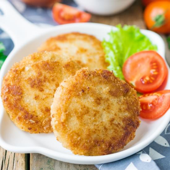 Cottage Cheese Fish Cakes