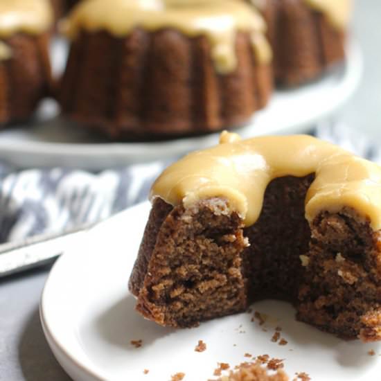 Mini Chocolate Bundt Cakes