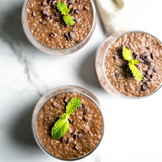 Chocolate Chia Seed Pudding