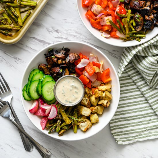 Mediterranean Sheet Pan Meal