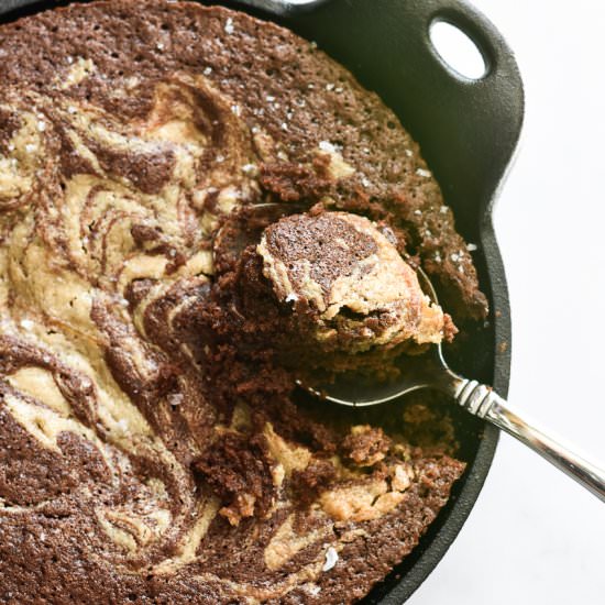 Salted Tahini Brownies