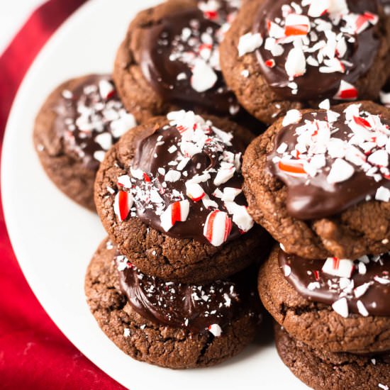 Chocolate Peppermint Cookies