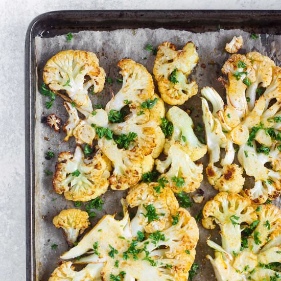 Roasted Cauliflower Steaks