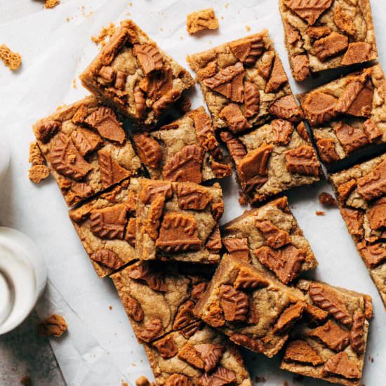 Cookie Butter Blondies