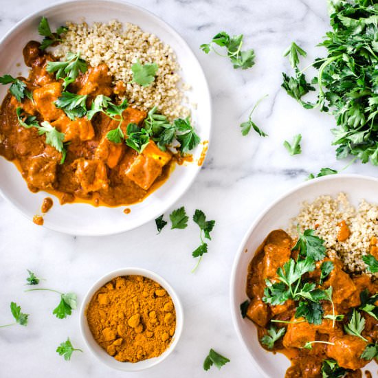Vegan Butter Spice Tofu (gf)