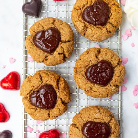 Vegan Chocolate Truffle Cookies