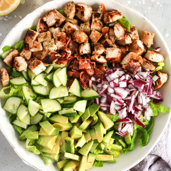Easy Chopped Chicken Salad