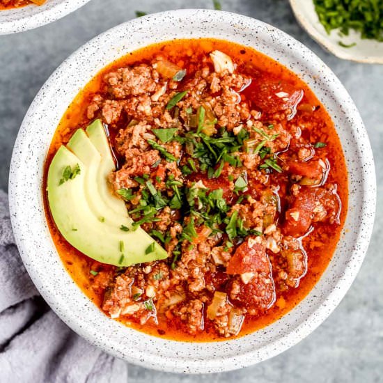 Instant Pot Keto Chili