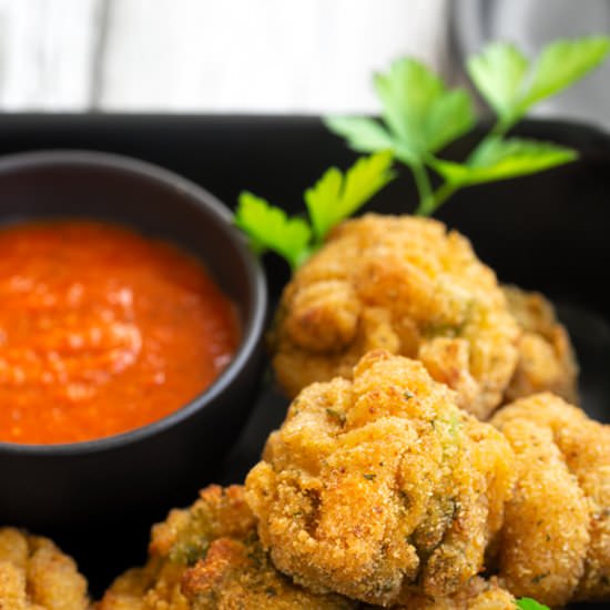 Baked Broccoli Mac & Cheese Balls