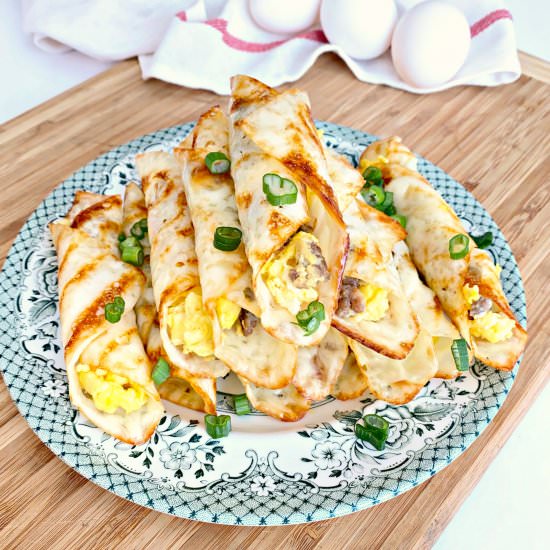 KETO BREAKFAST ROLL UPS