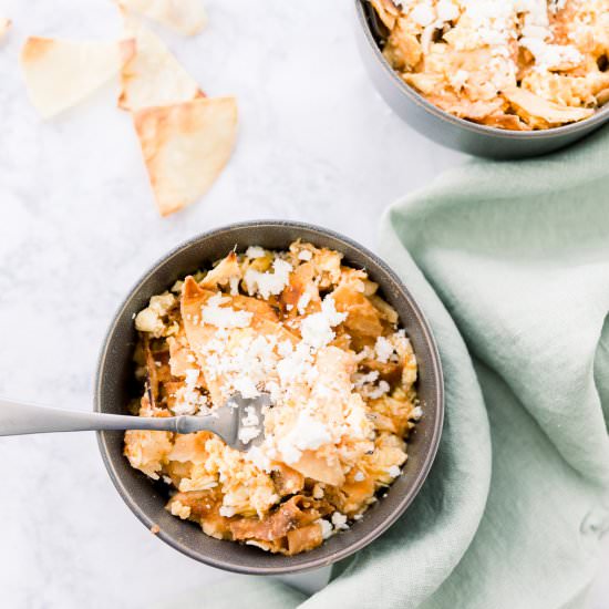 Easy Red Salsa Chilaquiles