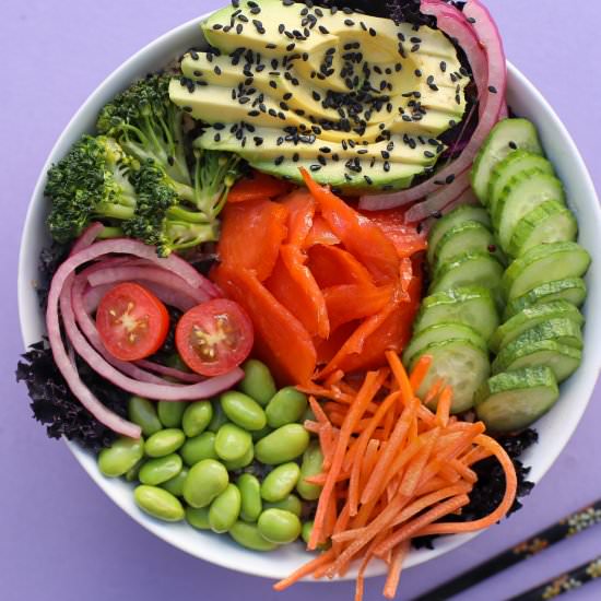 Wild Smoked Salmon Bowl