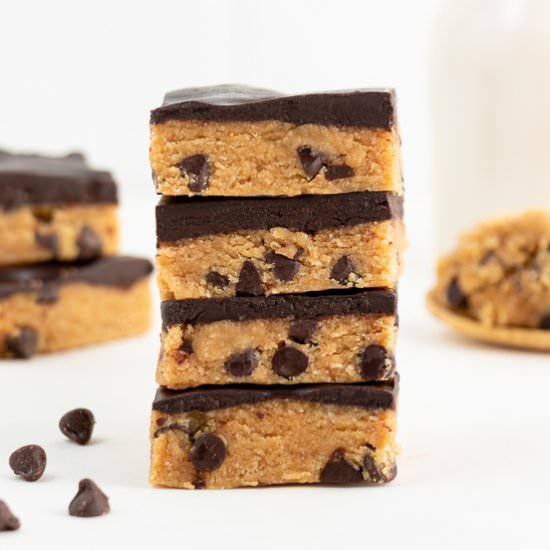 No Bake Cookie Dough Bars