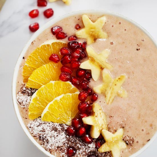 Pomegranate Smoothie Bowl