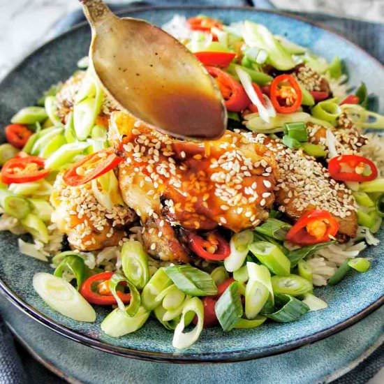 Slow Cooker Sticky Chicken Wings