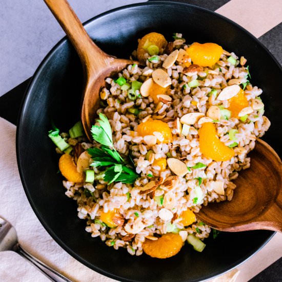 Farro and Orange Salad