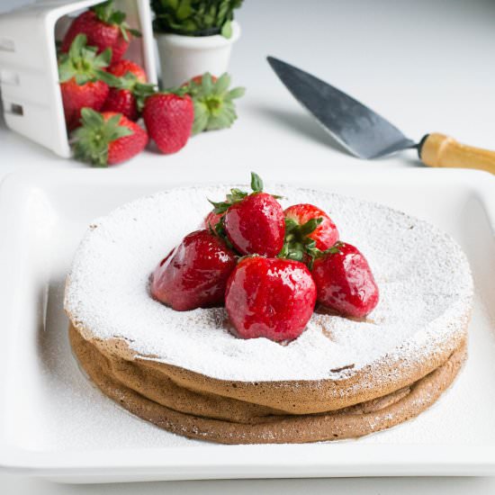 White Chocolate Flourless Cake