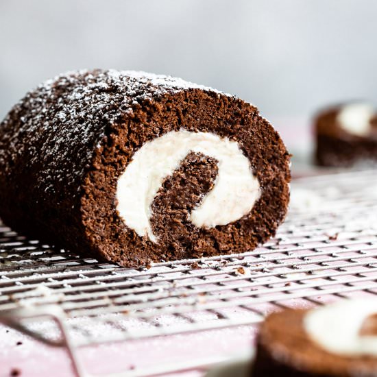 Gluten-Free Swiss Roll Cake