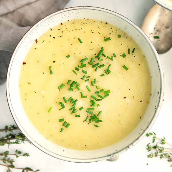 Vegan Leek & Potato Soup