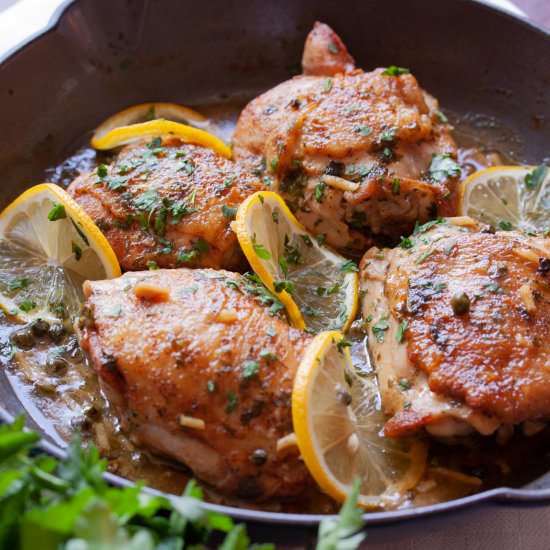 Brandy Chicken Piccata