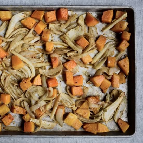 Spiced Fennel & Roasted Squash