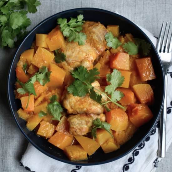 Chicken Coconut Curry with Squash