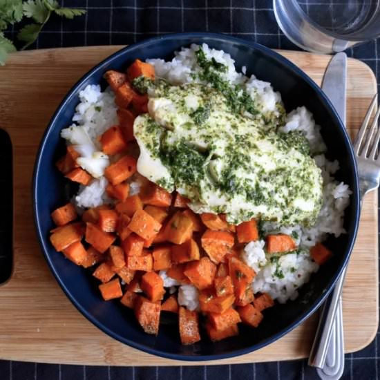 Haddock Bowl with Zesty Cilantro