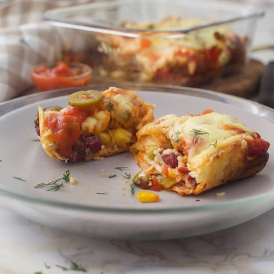 Healthy Burrito Casserole