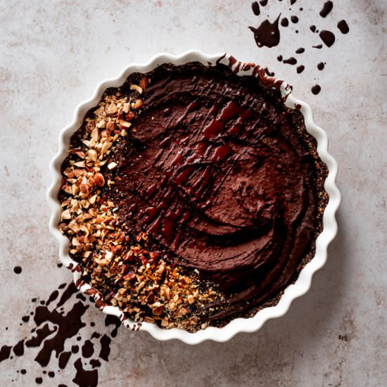 Black Bean Chocolate Mousse Tart