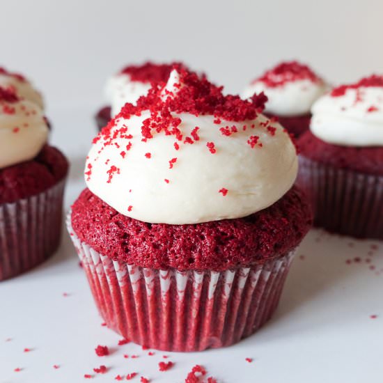 red velvet cupcake