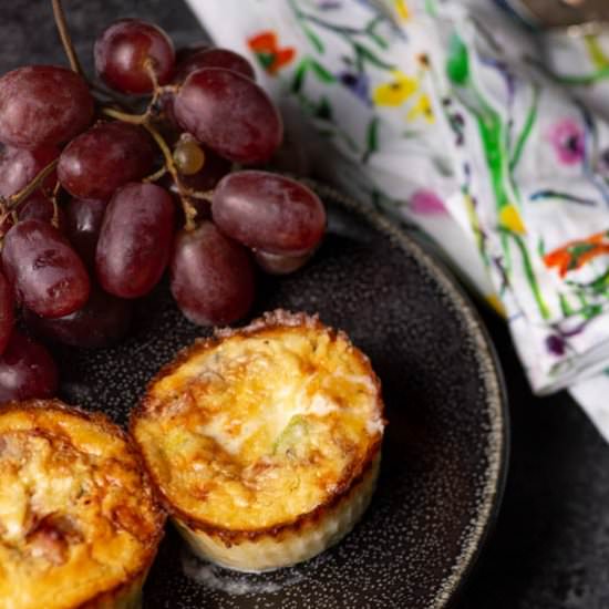 Mini Crustless Quiche