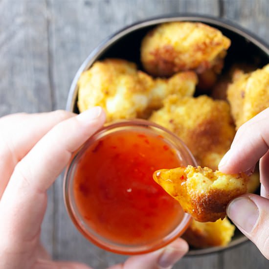 Deep fried cauliflower