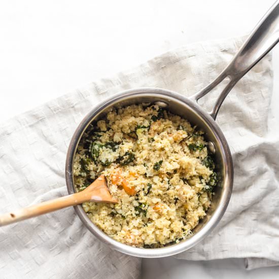 One Pot Chicken Cauliflower Rice