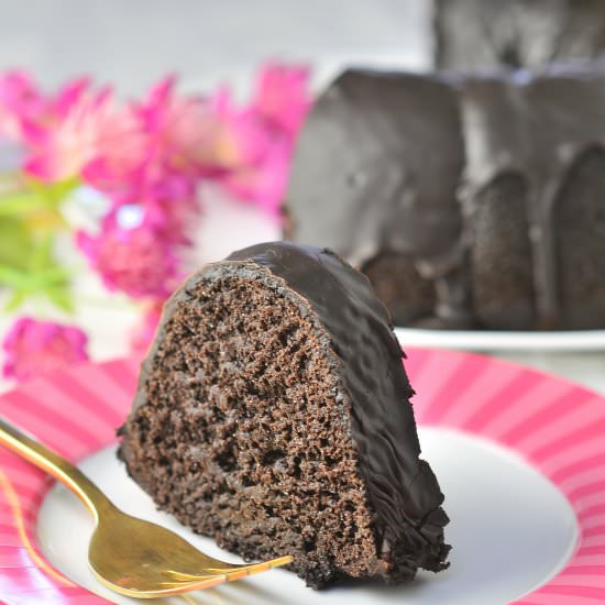 Black Cocoa Bundt Cake